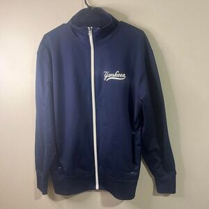 Majestic Size L New York Yankees Zip Up Lightweight Jacket